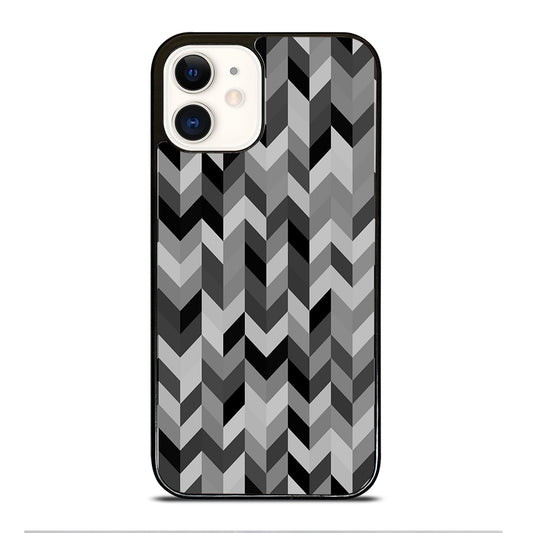 HERRINGBONE TRIANGLE PATTEN 2 iPhone 12 Case Cover