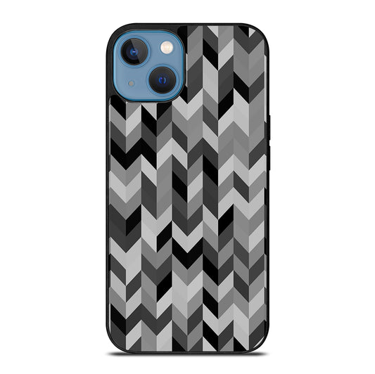 HERRINGBONE TRIANGLE PATTEN 2 iPhone 13 Case Cover