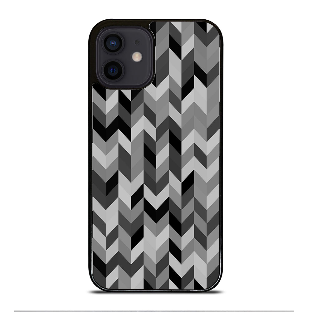 HERRINGBONE TRIANGLE PATTEN 2 iPhone 12 Mini Case Cover
