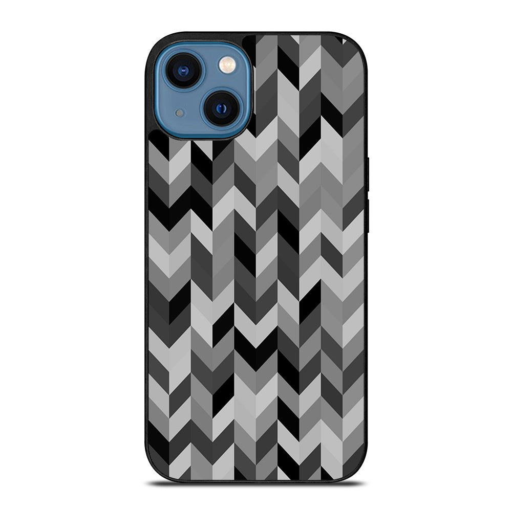 HERRINGBONE TRIANGLE PATTEN 2 iPhone 14 Case Cover