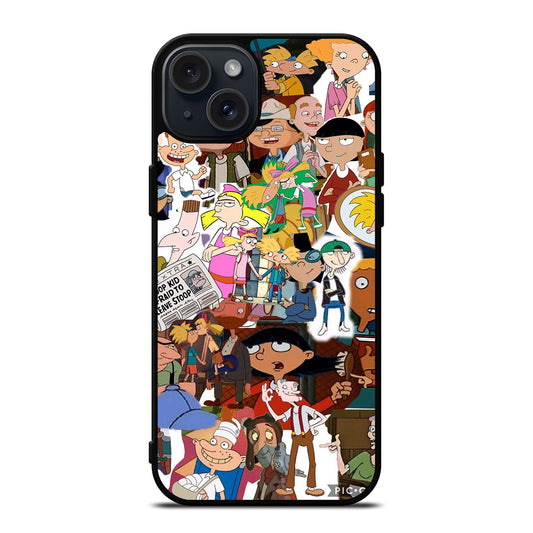 HEY ARNOLD COLLAGE 2 iPhone 15 Plus Case Cover