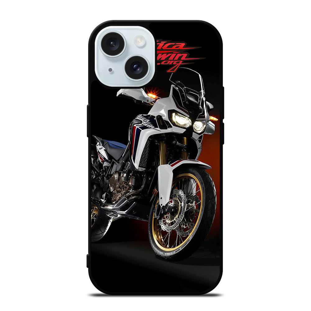 HONDA AFRICA TWIN MOTOR LOGO iPhone 15 Case Cover
