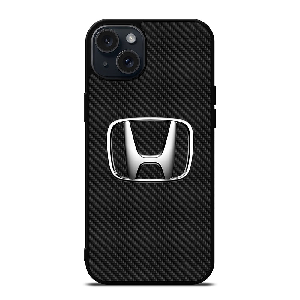HONDA CARBON LOGO iPhone 15 Plus Case Cover