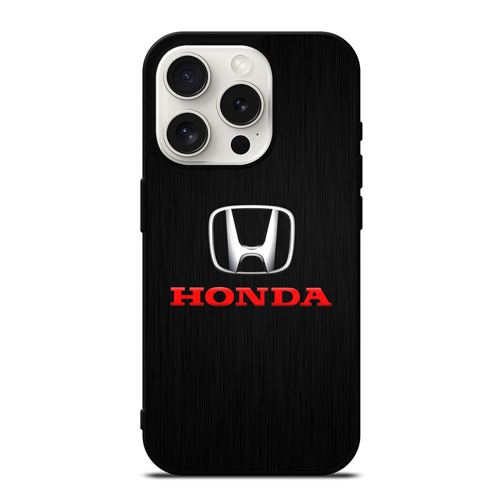 HONDA METAL LOGO iPhone 15 Pro Case Cover