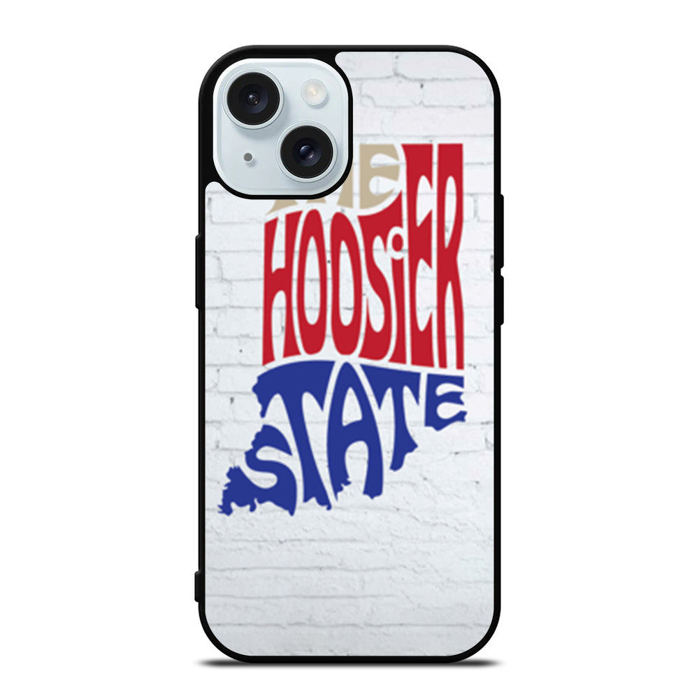 HOOSIER STATE OF MIND INDIANA SYMBOL iPhone 15 Case Cover