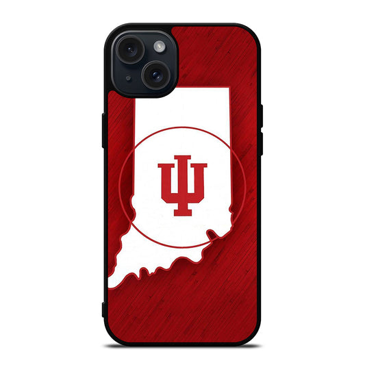 HOOSIER STATE OF MIND INDIANA SYMBOL 2 iPhone 15 Plus Case Cover