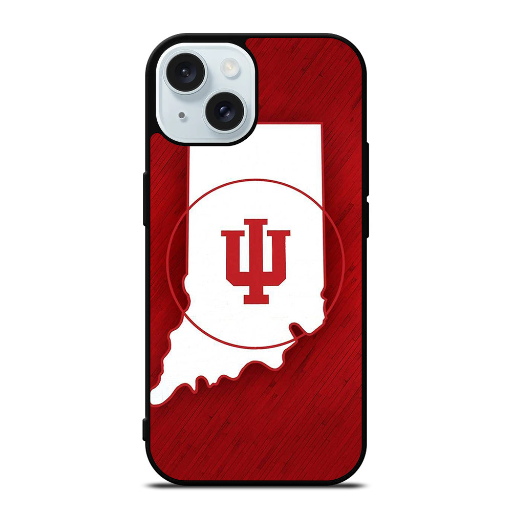 HOOSIER STATE OF MIND INDIANA SYMBOL 2 iPhone 15 Case Cover