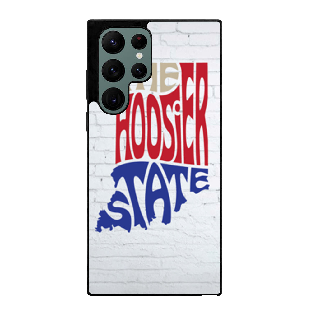 HOOSIER STATE OF MIND INDIANA SYMBOL Samsung Galaxy S22 Ultra Case Cover