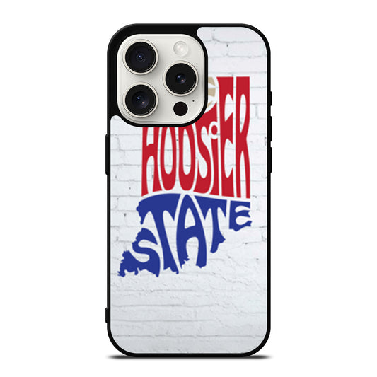 HOOSIER STATE OF MIND INDIANA SYMBOL iPhone 15 Pro Case Cover