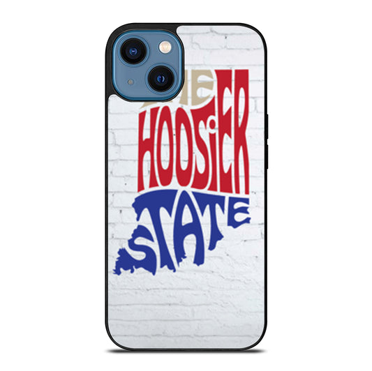 HOOSIER STATE OF MIND INDIANA SYMBOL iPhone 14 Case Cover
