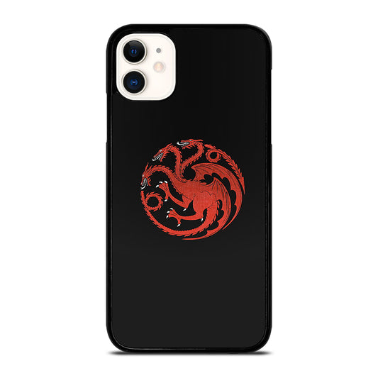 HOUSE OF THE DRAGON BLACK LOGO iPhone 11 Case Cover