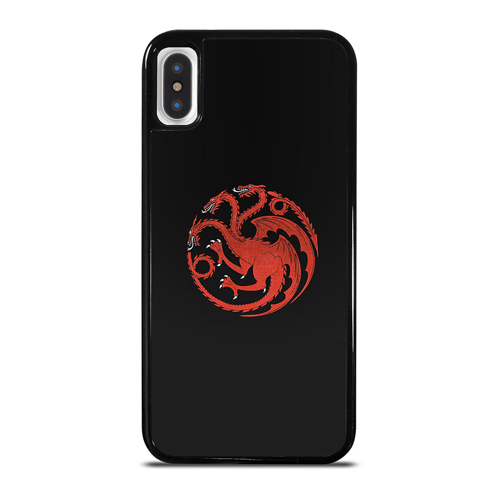 HOUSE OF THE DRAGON BLACK LOGO iPhone X / XS Case Cover