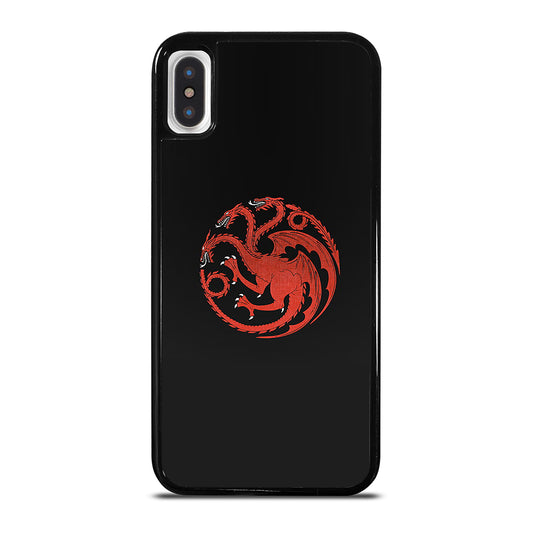 HOUSE OF THE DRAGON BLACK LOGO iPhone X / XS Case Cover