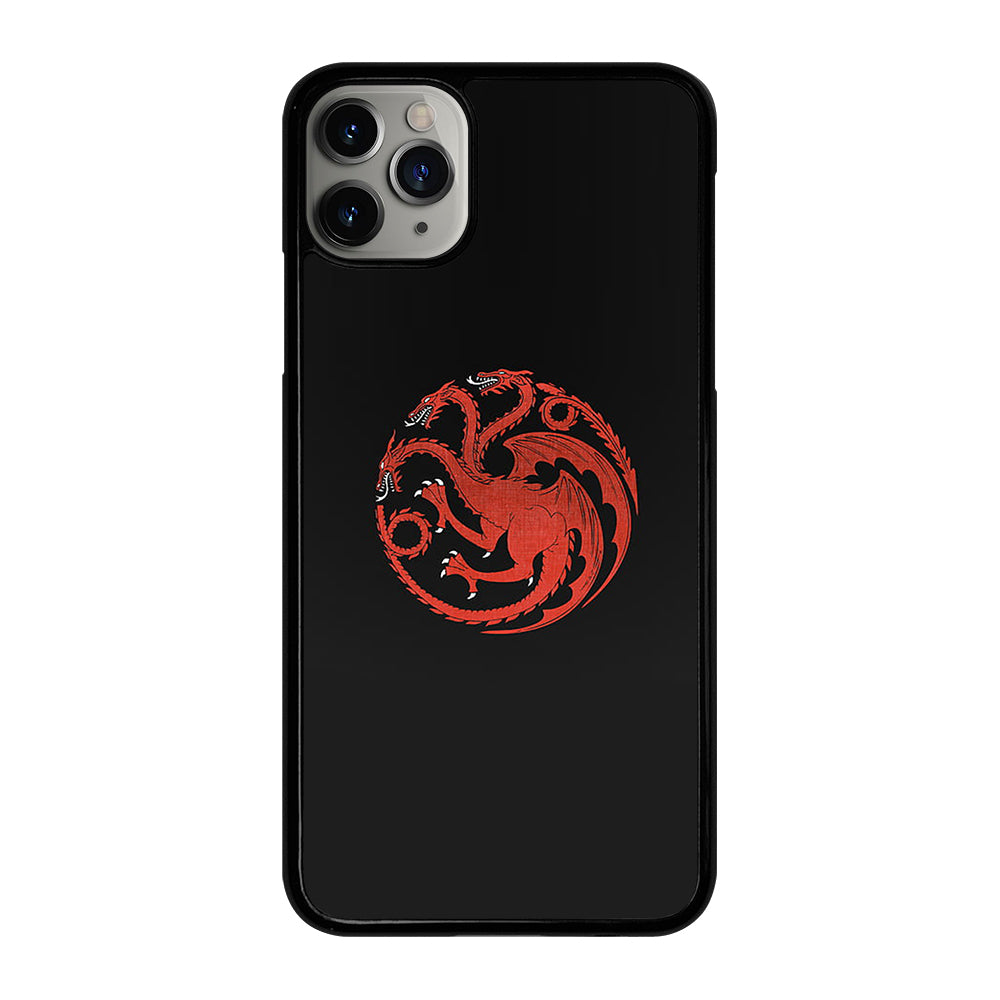 HOUSE OF THE DRAGON BLACK LOGO iPhone 11 Pro Max Case Cover