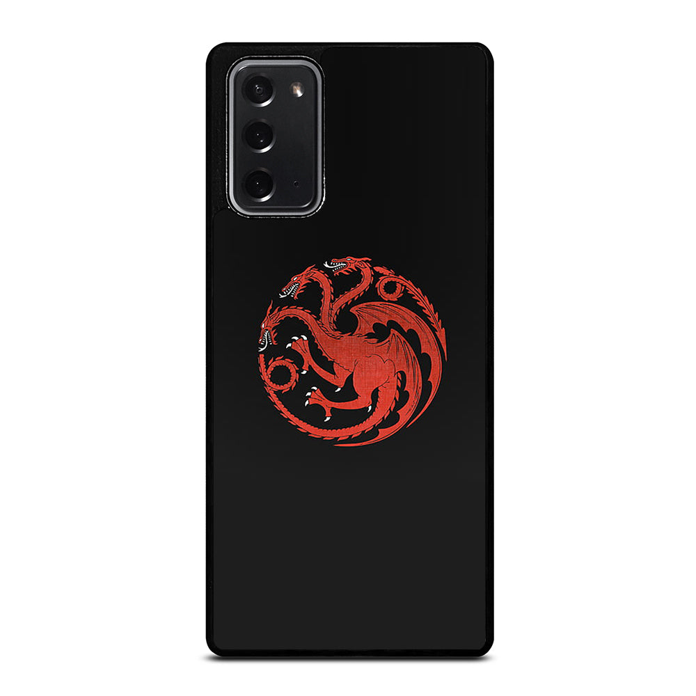 HOUSE OF THE DRAGON BLACK LOGO Samsung Galaxy Note 20 Case Cover