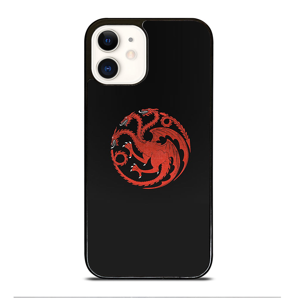 HOUSE OF THE DRAGON BLACK LOGO iPhone 12 Case Cover
