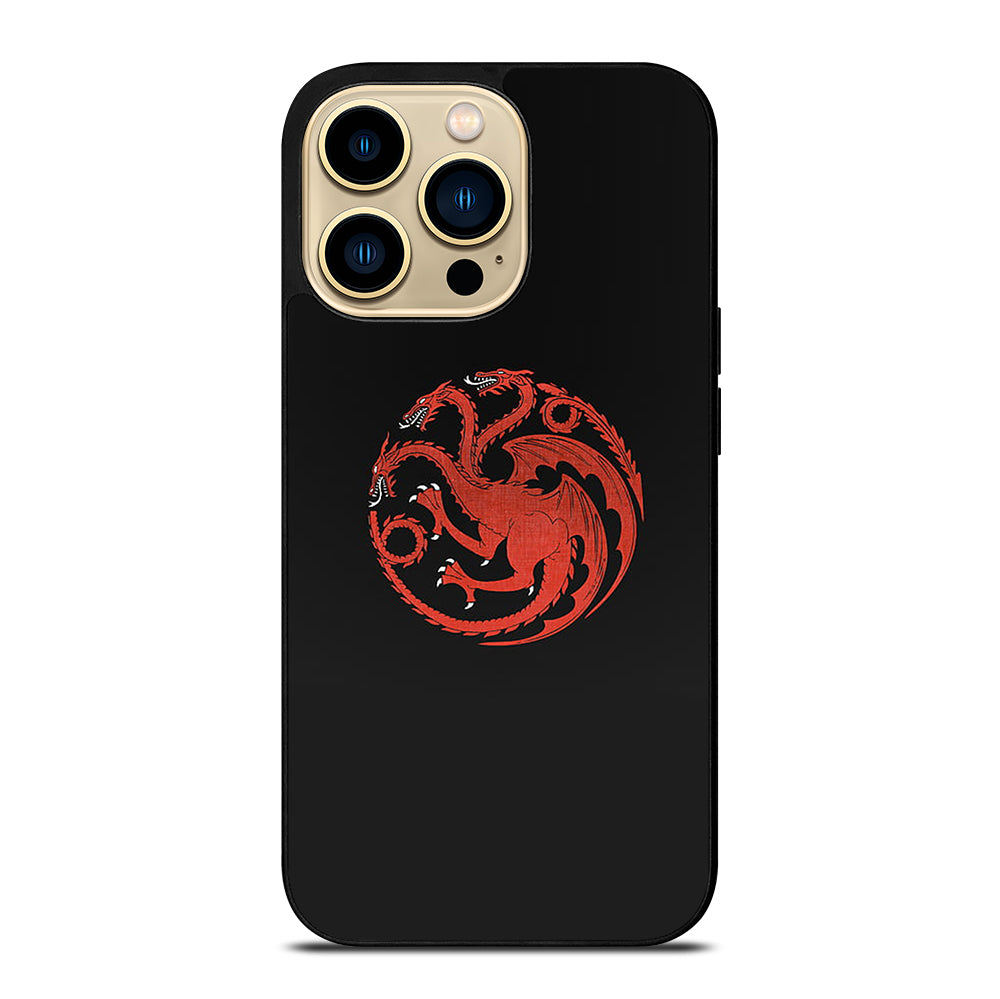 HOUSE OF THE DRAGON BLACK LOGO iPhone 14 Pro Max Case Cover