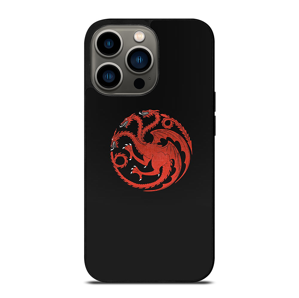 HOUSE OF THE DRAGON BLACK LOGO iPhone 13 Pro Case Cover