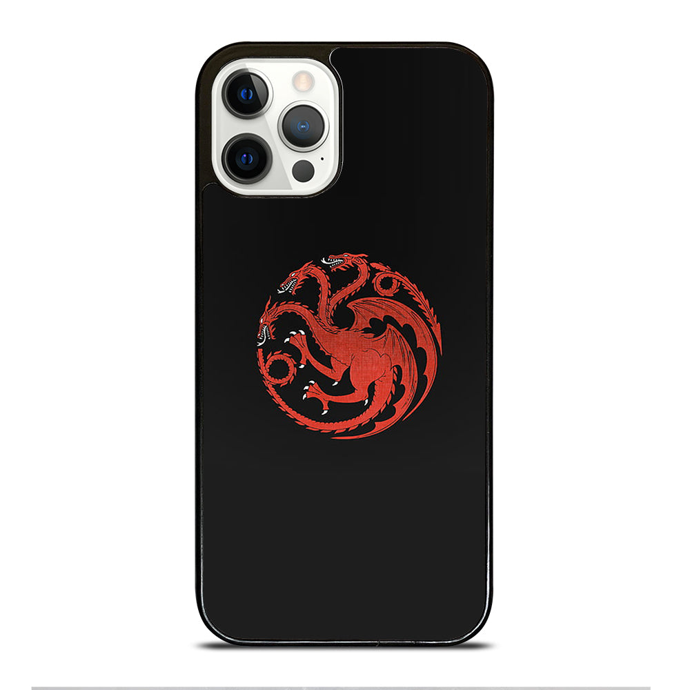 HOUSE OF THE DRAGON BLACK LOGO iPhone 12 Pro Case Cover