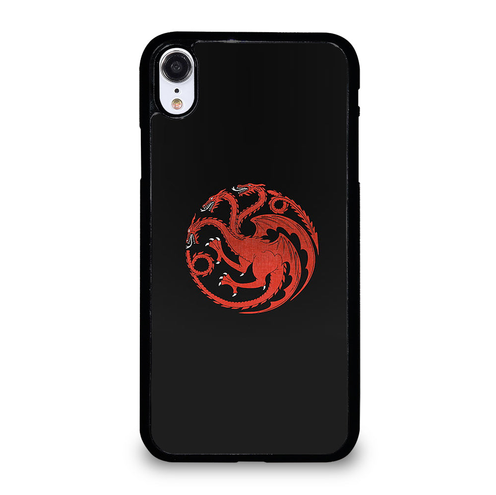 HOUSE OF THE DRAGON BLACK LOGO iPhone XR Case Cover
