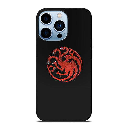 HOUSE OF THE DRAGON BLACK LOGO iPhone 13 Pro Max Case Cover