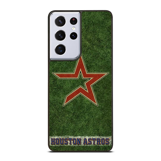 HOUSTON ASTROS MLB ICON Samsung Galaxy S21 Ultra Case Cover