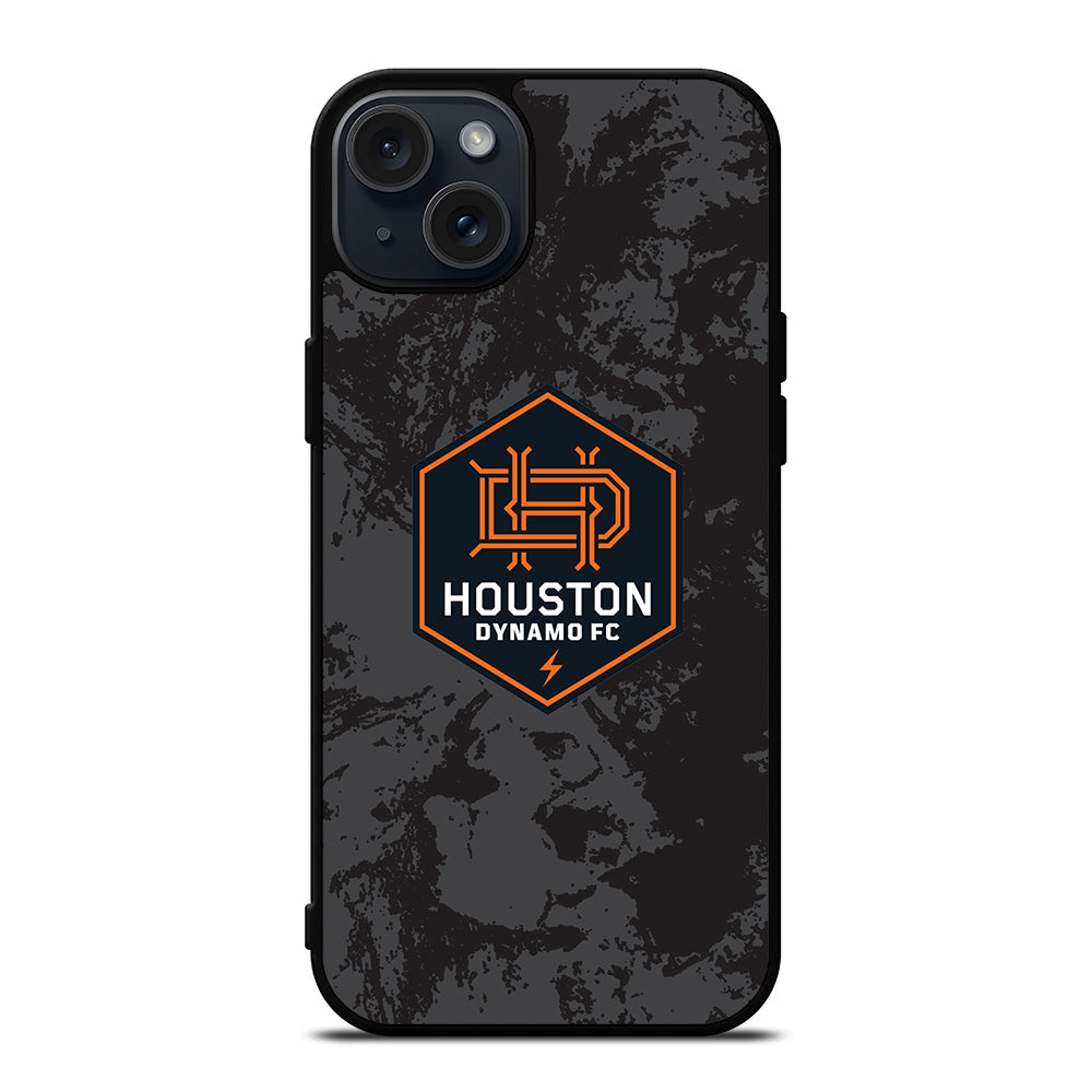 HOUSTON DYNAMO FC CAMO LOGO iPhone 15 Plus Case Cover
