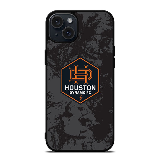 HOUSTON DYNAMO FC CAMO LOGO iPhone 15 Plus Case Cover