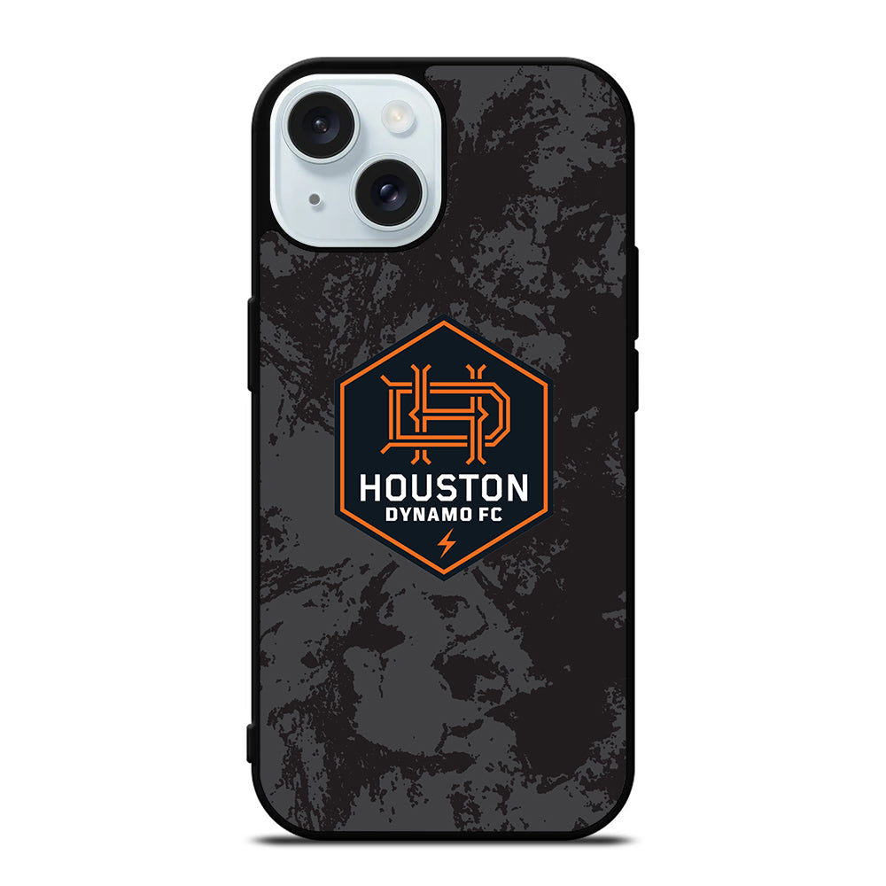 HOUSTON DYNAMO FC CAMO LOGO iPhone 15 Case Cover