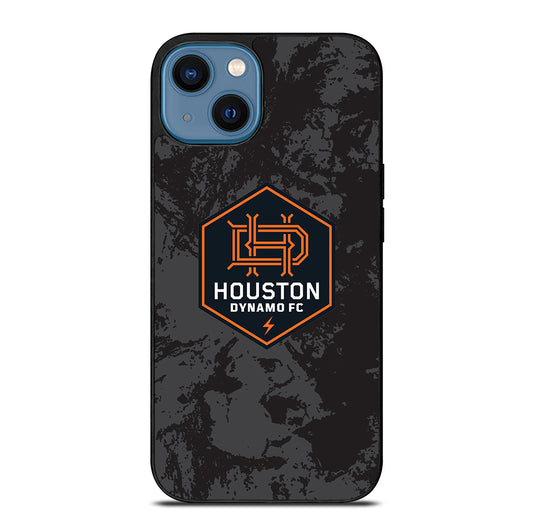 HOUSTON DYNAMO FC CAMO LOGO iPhone 14 Case Cover