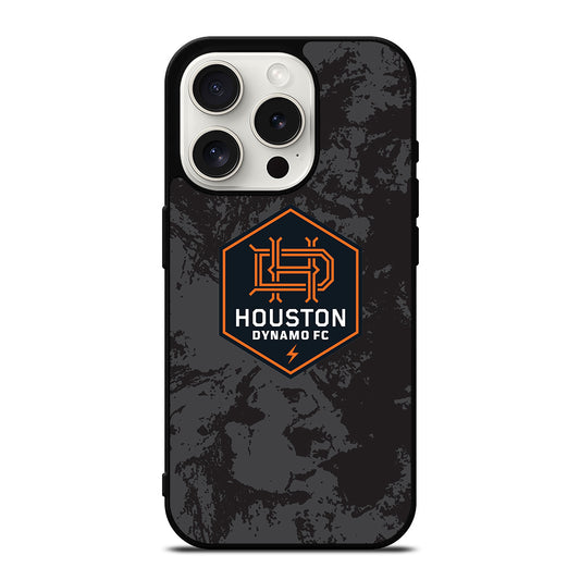 HOUSTON DYNAMO FC CAMO LOGO iPhone 15 Pro Case Cover