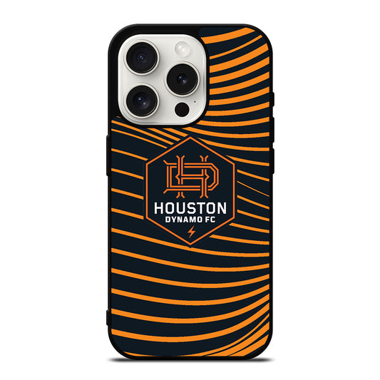 HOUSTON DYNAMO FC LOGO iPhone 15 Pro Case Cover