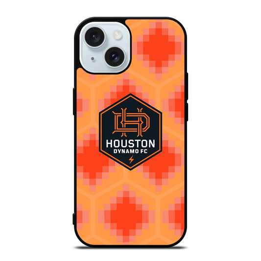 HOUSTON DYNAMO SOCCER TEAM iPhone 15 Case Cover