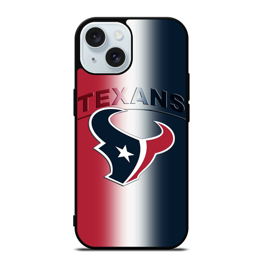 HOUSTON TEXANS FOOTBALL LOGO iPhone 15 Case Cover