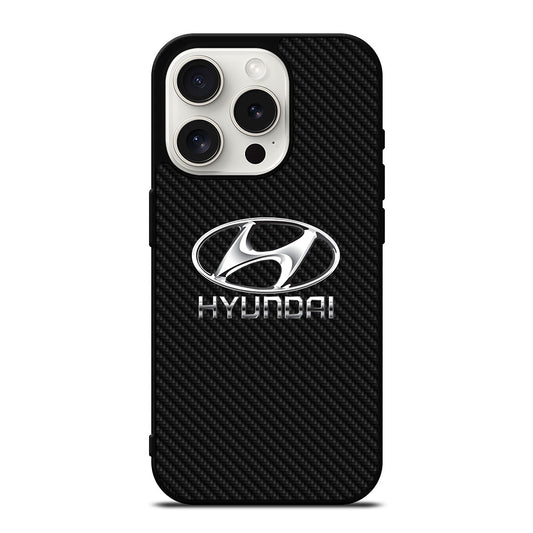 HYUNDAI CARBON SYMBOL iPhone 15 Pro Case Cover