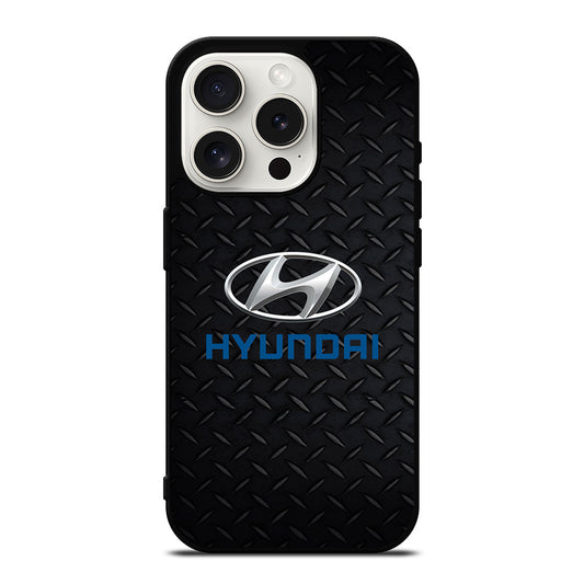 HYUNDAI METAL CAR LOGO iPhone 15 Pro Case Cover