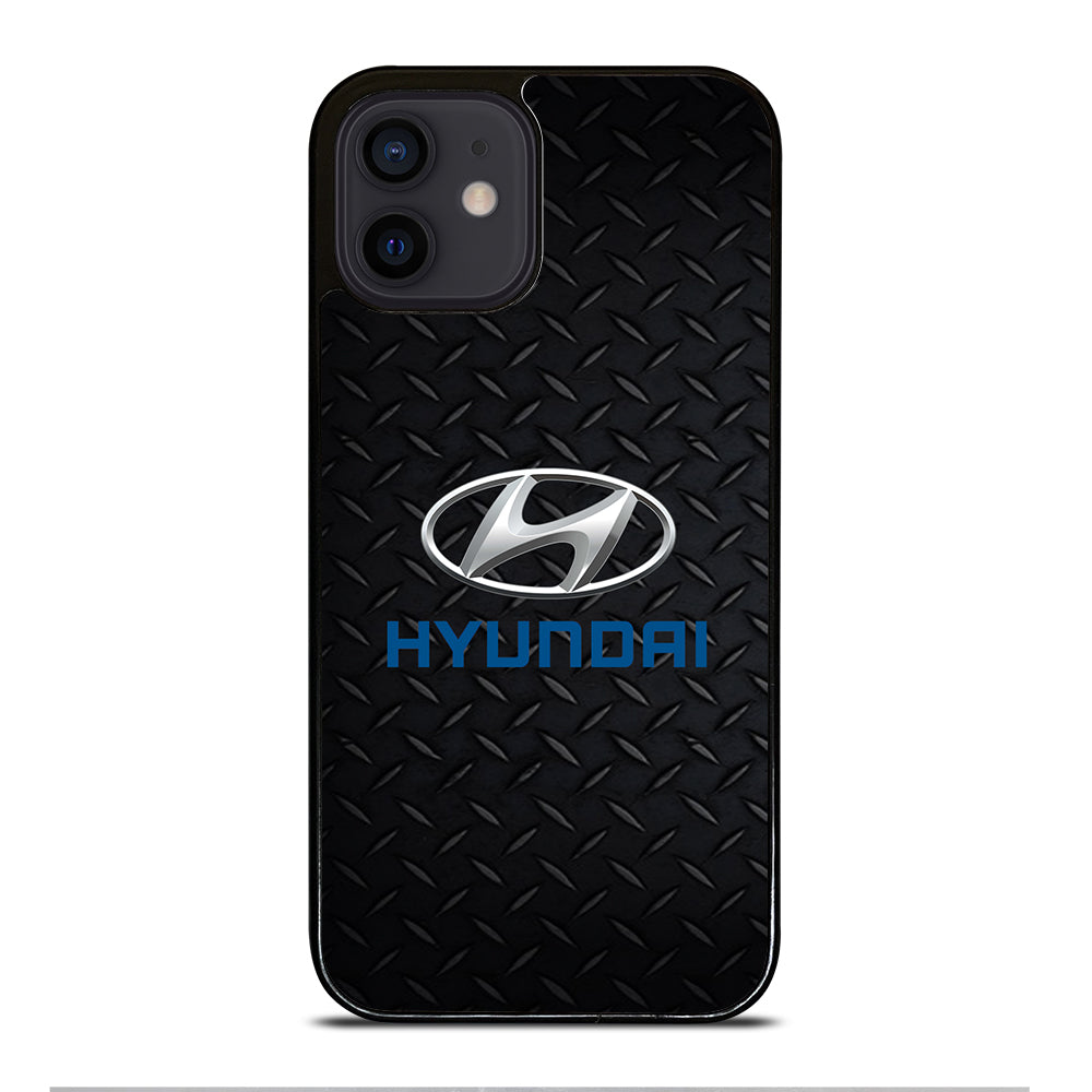 HYUNDAI METAL CAR LOGO iPhone 12 Mini Case Cover