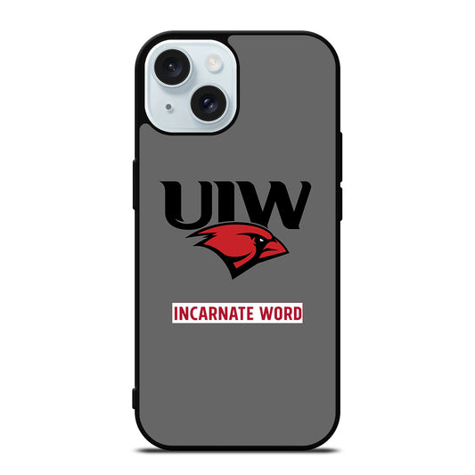 INCARNATE WORD CARDINALS LOGO iPhone 15 Case Cover