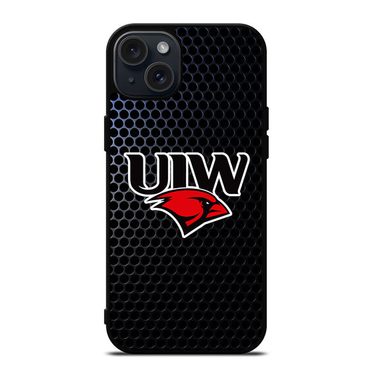INCARNATE WORD CARDINALS METAL LOGO iPhone 15 Plus Case Cover