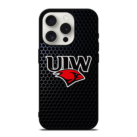 INCARNATE WORD CARDINALS METAL LOGO iPhone 15 Pro Case Cover