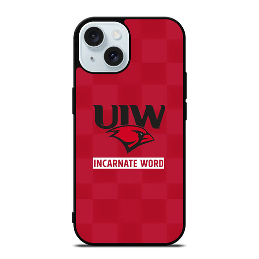 INCARNATE WORD CARDINALS NFL ICON iPhone 15 Case Cover