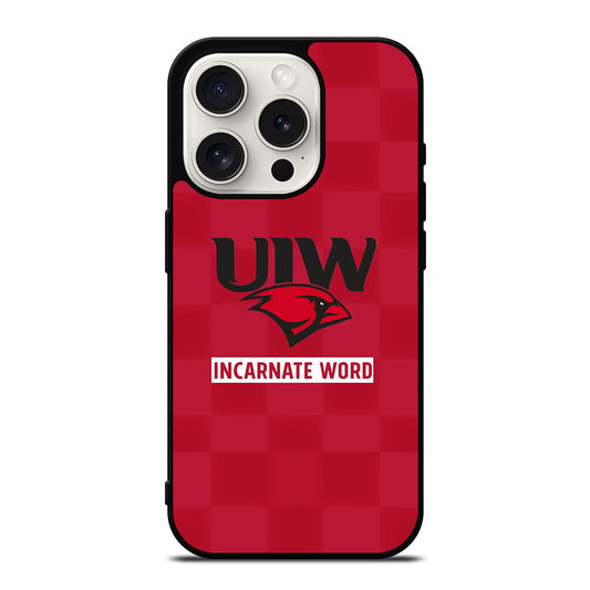 INCARNATE WORD CARDINALS NFL ICON iPhone 15 Pro Case Cover