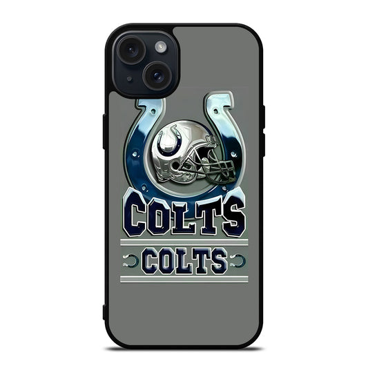 INDIANAPOLIS COLTS ICON iPhone 15 Plus Case Cover