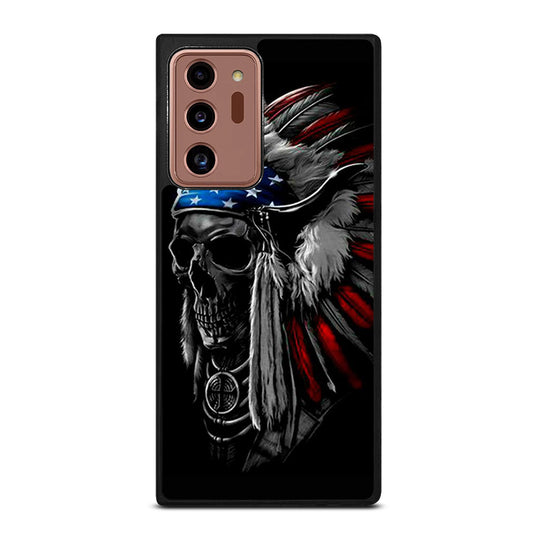INDIAN FEATHER SKULL ART 3 Samsung Galaxy Note 20 Ultra Case Cover