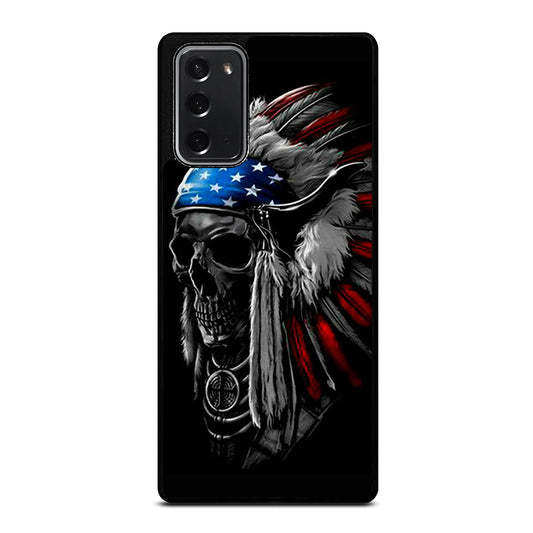 INDIAN FEATHER SKULL ART 3 Samsung Galaxy Note 20 Case Cover