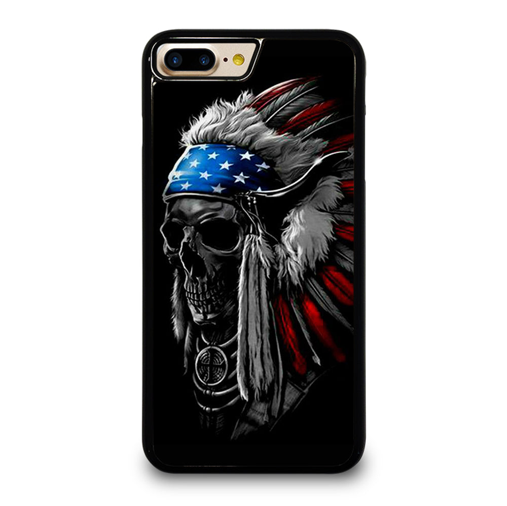 INDIAN FEATHER SKULL ART 3 iPhone 7 / 8 Plus Case Cover