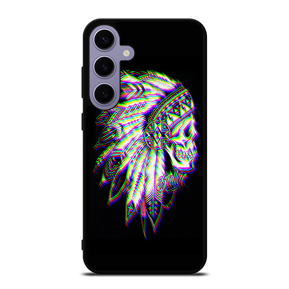 INDIAN FEATHER SKULL LOGO Samsung Galaxy S24 Plus Case Cover