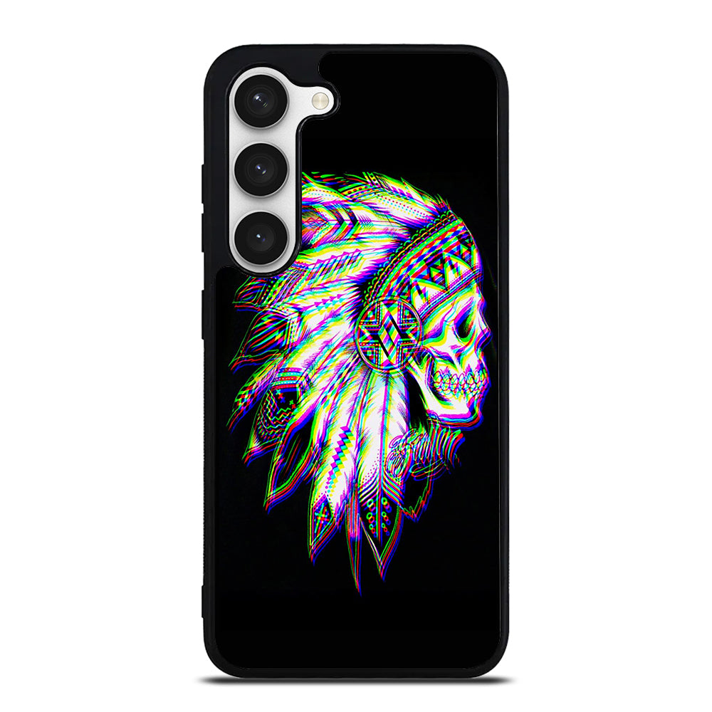 INDIAN FEATHER SKULL LOGO Samsung Galaxy S23 Case Cover