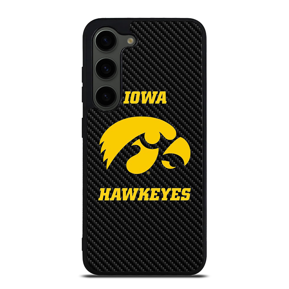 IOWA HAWKEYES CARBON LOGO Samsung Galaxy S23 Plus Case Cover