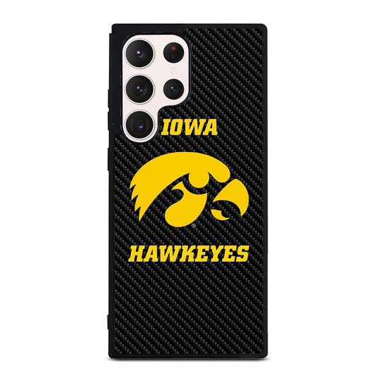 IOWA HAWKEYES CARBON LOGO Samsung Galaxy S23 Ultra Case Cover
